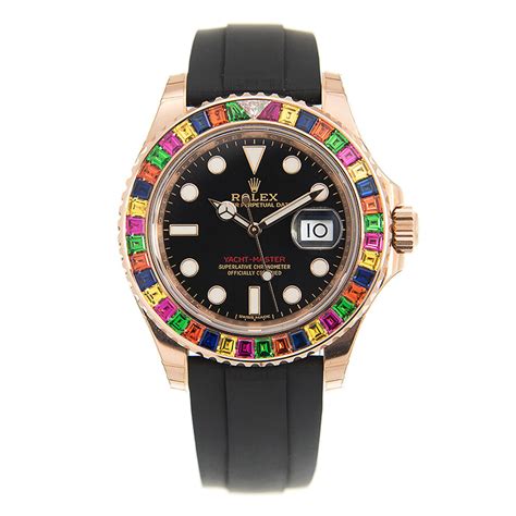 rolex yacht-master rainbow retail price|rolex yacht master 42.